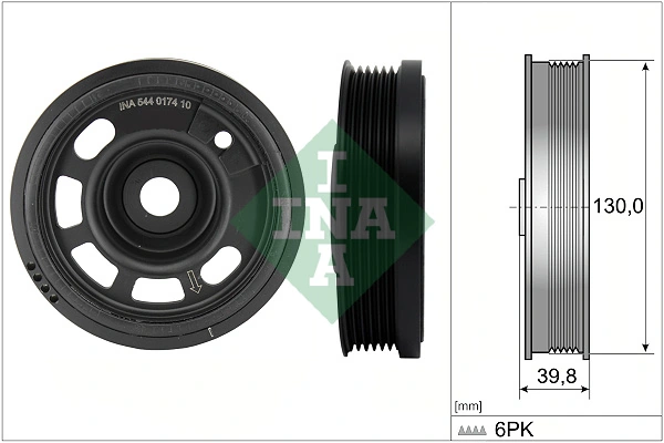 Belt Pulley, crankshaft